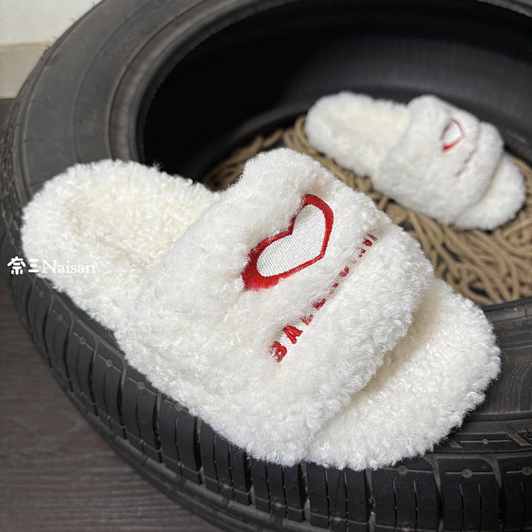 ▶ Furry Slide Sandal, photo 1
