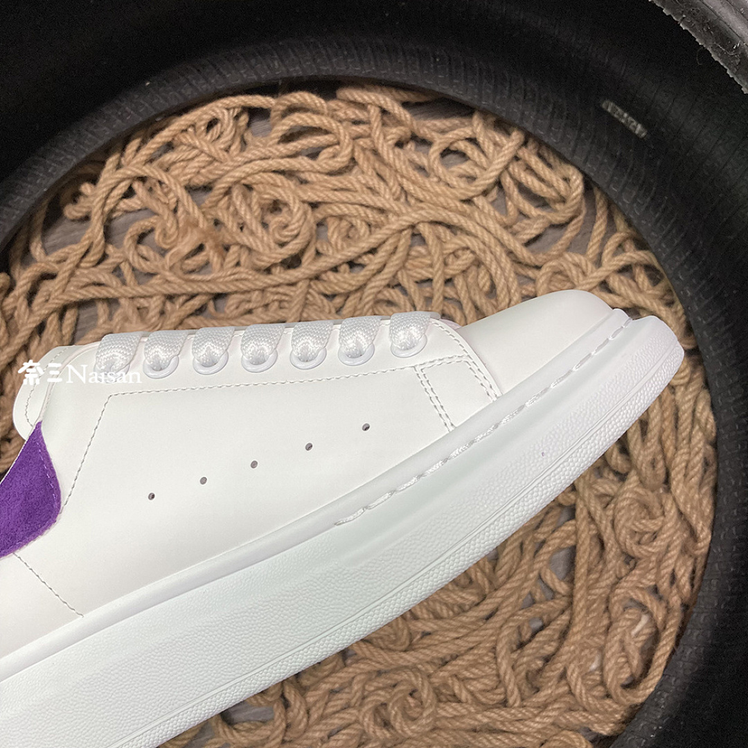 Christian Louboutin Alexander McQueen Sneaker Purple Suede Back - Image 12