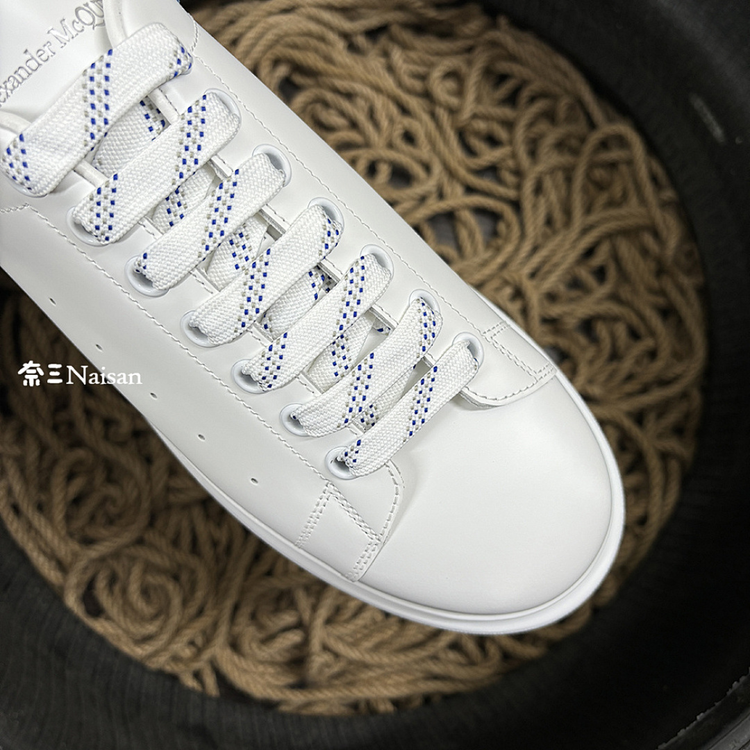 Christian Louboutin Alexander McQueen Sneaker Paris Blue Suede Back - Image 16