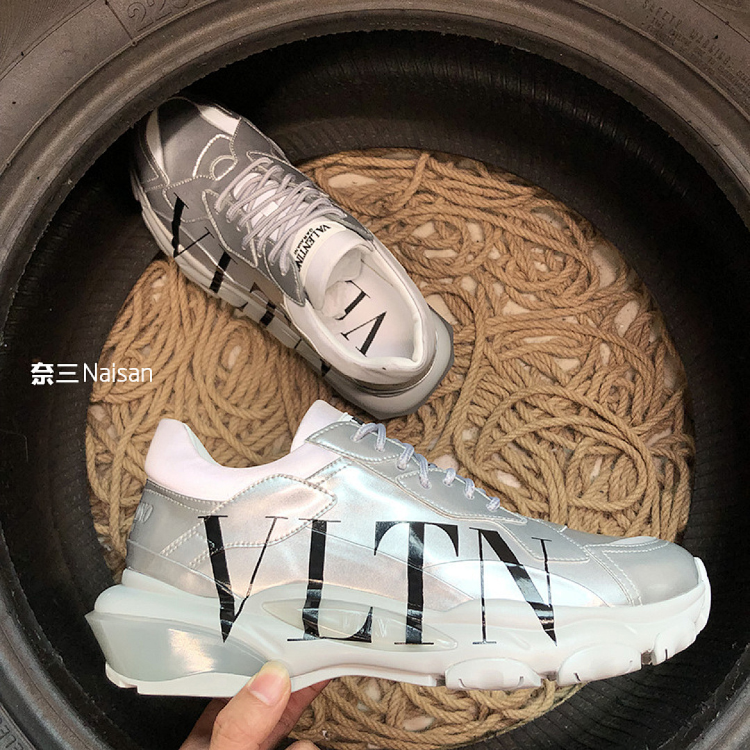 ▶ Valentino High Top Sneakers - Image 8