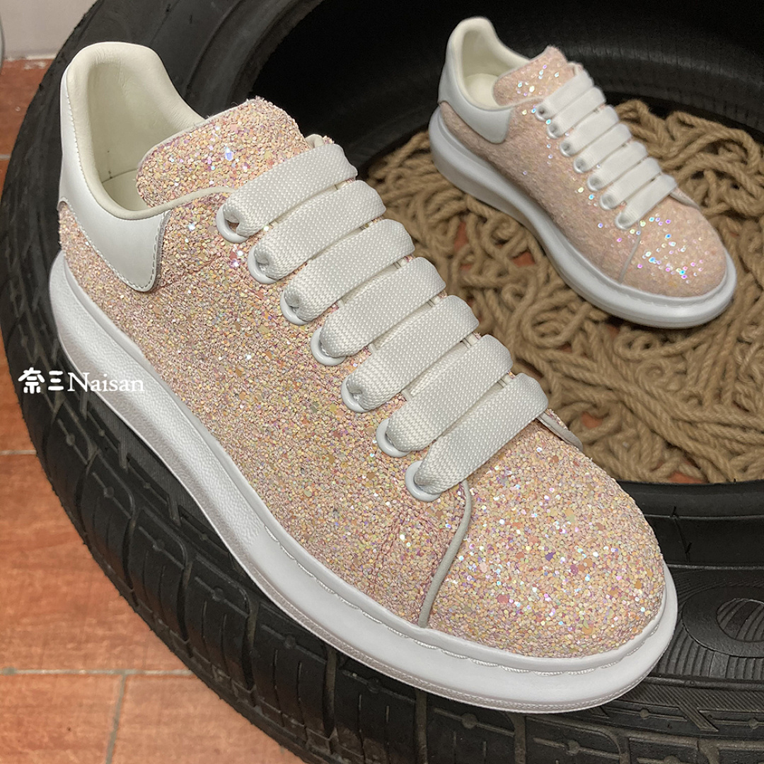Christian Louboutin Alexander McQueen Sneaker Glitter Sparkle - Image 8