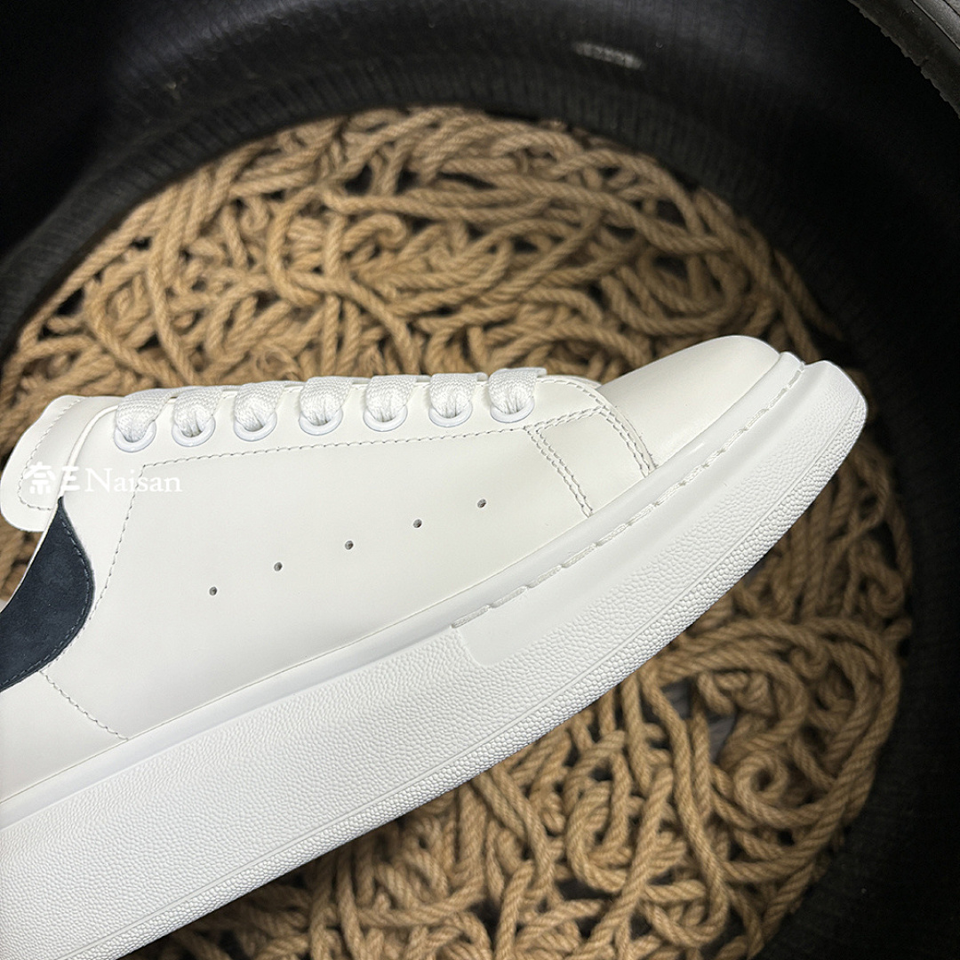 Christian Louboutin Alexander McQueen Sneaker Grey Blue Suede Back - Image 14