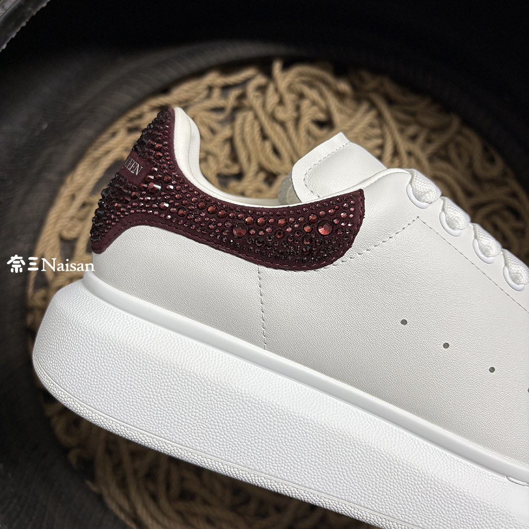 Christian Louboutin Alexander McQueen Sneaker In Wind Red Back