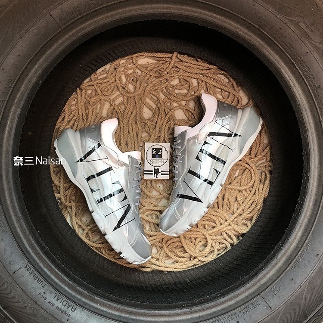 ▶ Valentino High Top Sneakers - Image 3