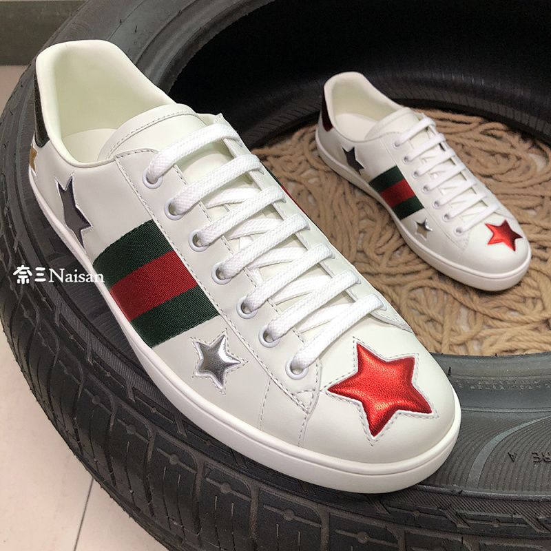 ▶ White Ace Leather Low-Top Sneaker, photo 1
