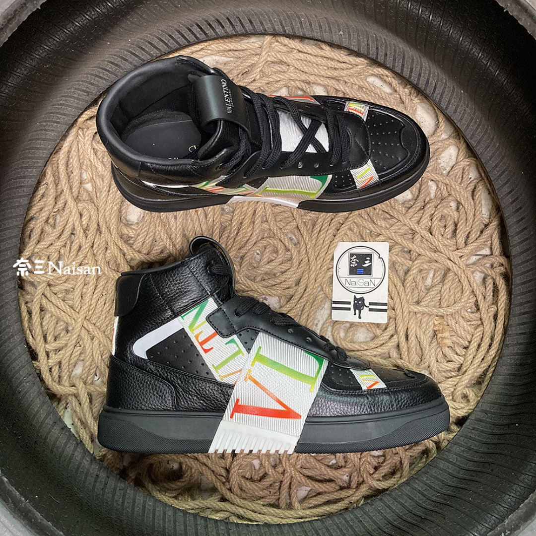 ▶ VL7N SNEAKER WITH BANDS HIGH - Image 4