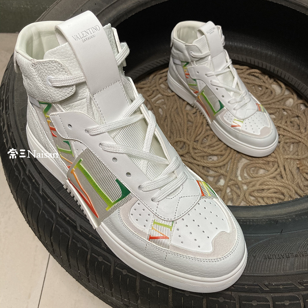 ▶ VL7N SNEAKER WITH BANDS HIGH