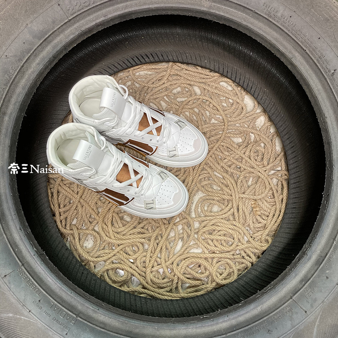 ▶ VL7N SNEAKER WITH BANDS HIGH - Image 5