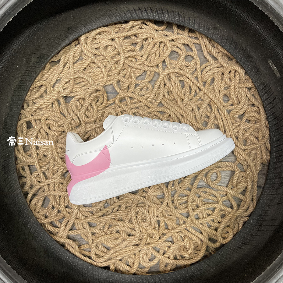 Christian Louboutin Alexander Mcqueen Sneaker Pink Print Back - Image 11