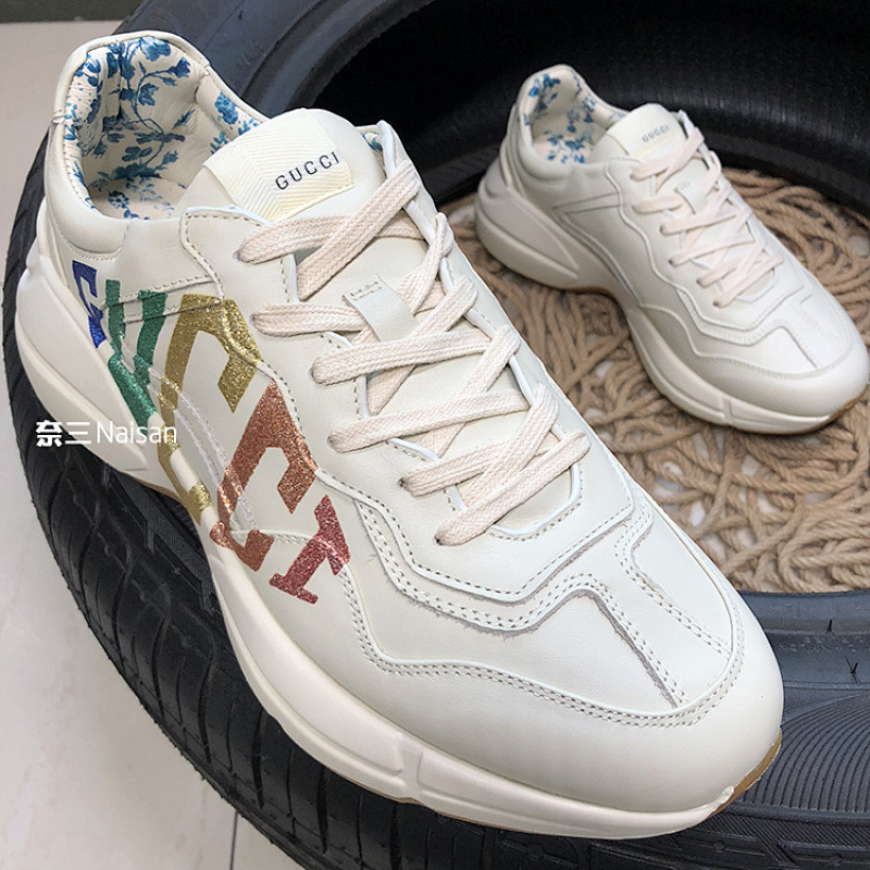 On Running Rhyton Glitter Leather Sneaker, photo 1