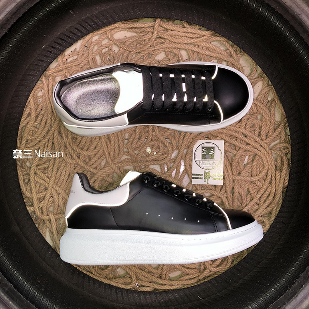 Christian Louboutin Alexander McQueen 3M Reflective Sneaker (Black) - Image 5