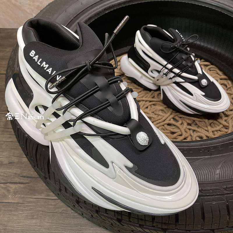 Neoprene And Leather Unicorn Low-Top Sneakers, photo 1