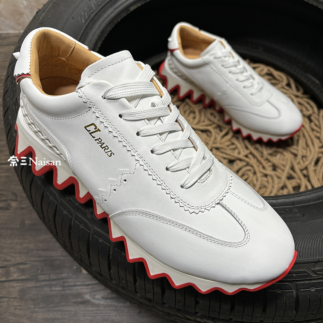 ▶ Loubishark Flat Sneakers, photo 1