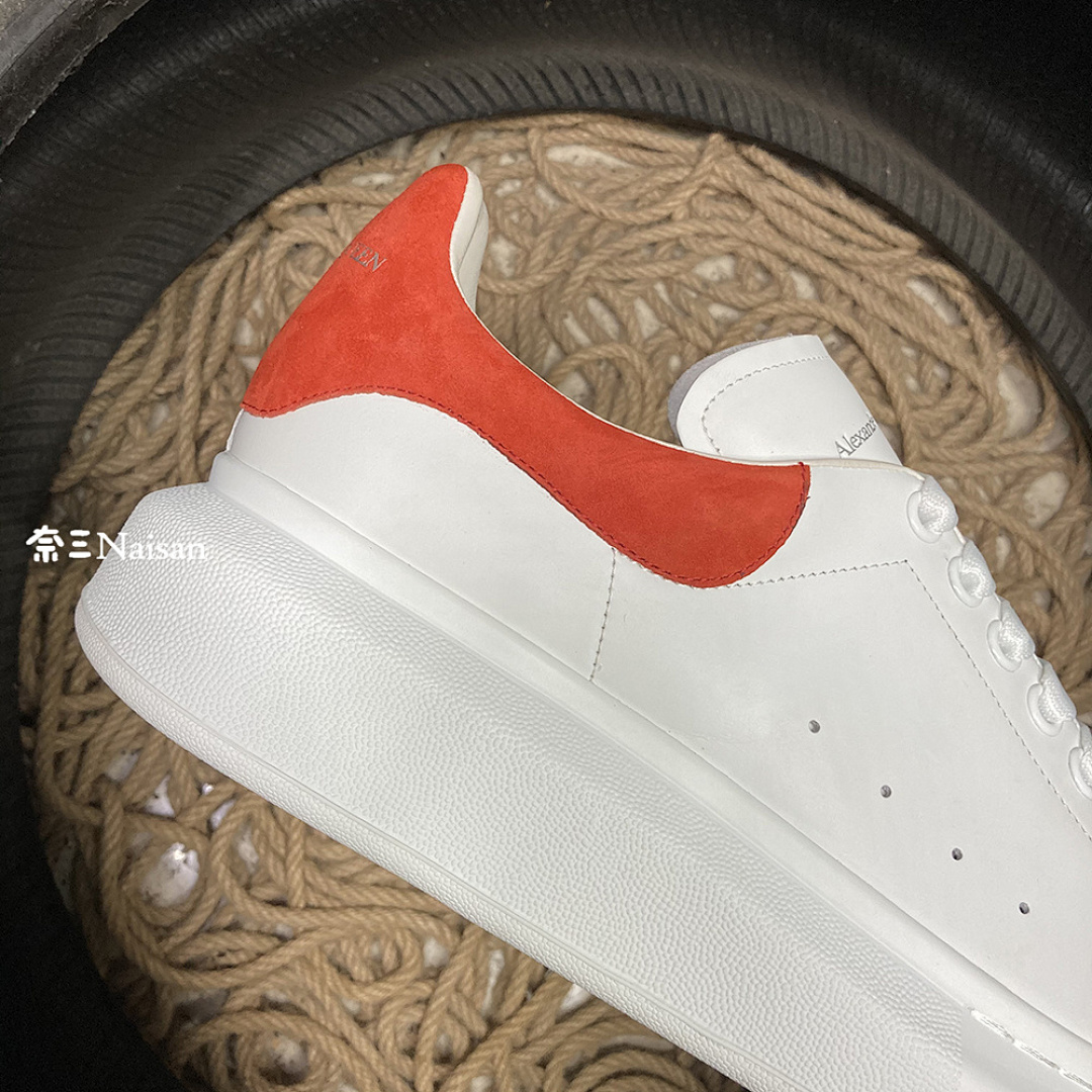 Christian Louboutin Alexander McQueen Sneaker Orange Suede Back