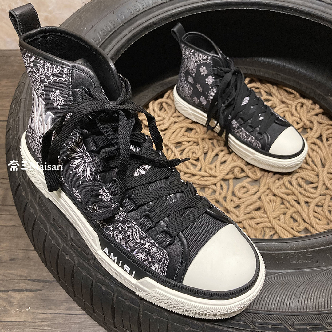 ▶ AMIRI Court High-Top Sneakers, photo 1