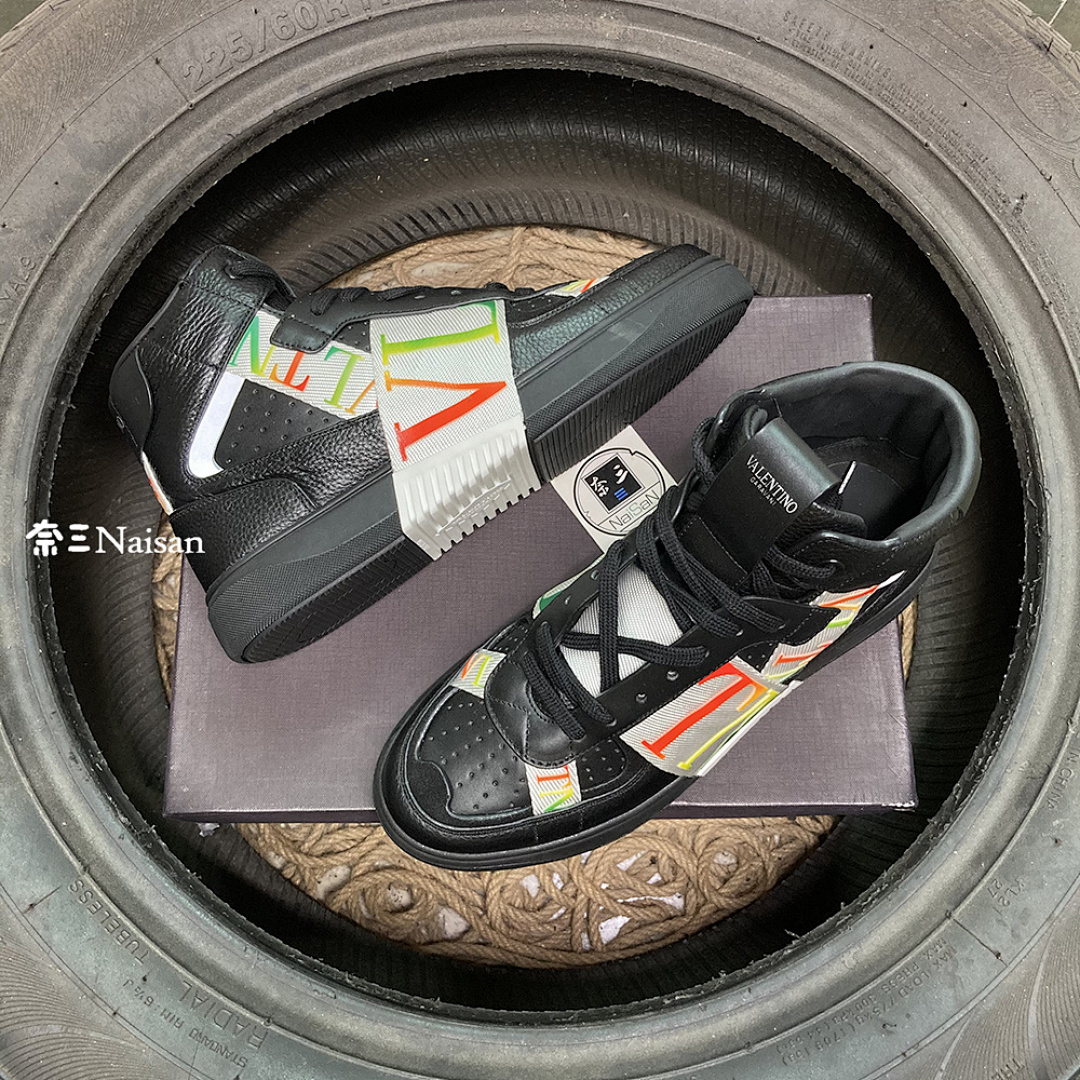 ▶ VL7N SNEAKER WITH BANDS HIGH - Image 2