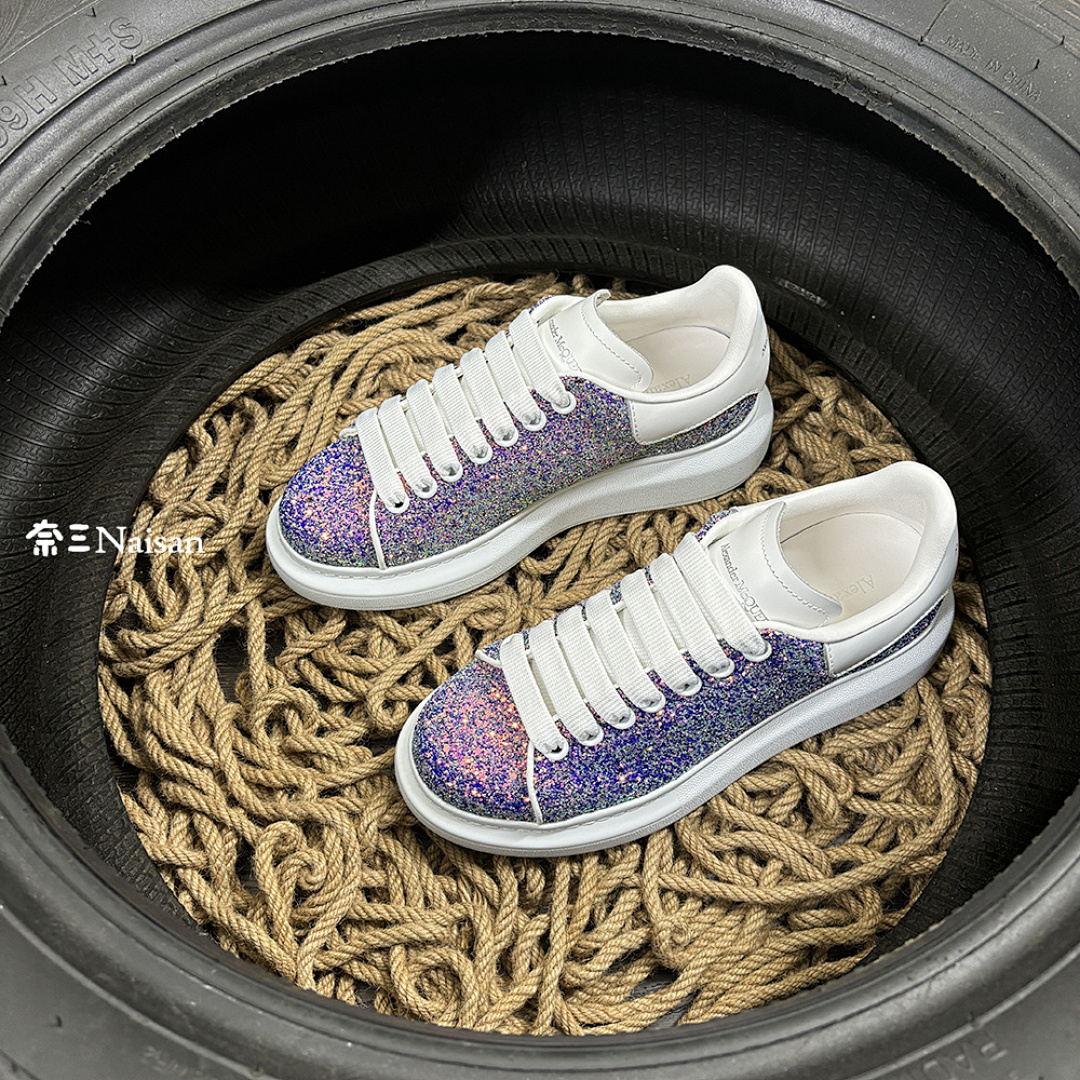 Christian Louboutin Alexander McQueen Sneaker Glitter Sparkle - Image 7