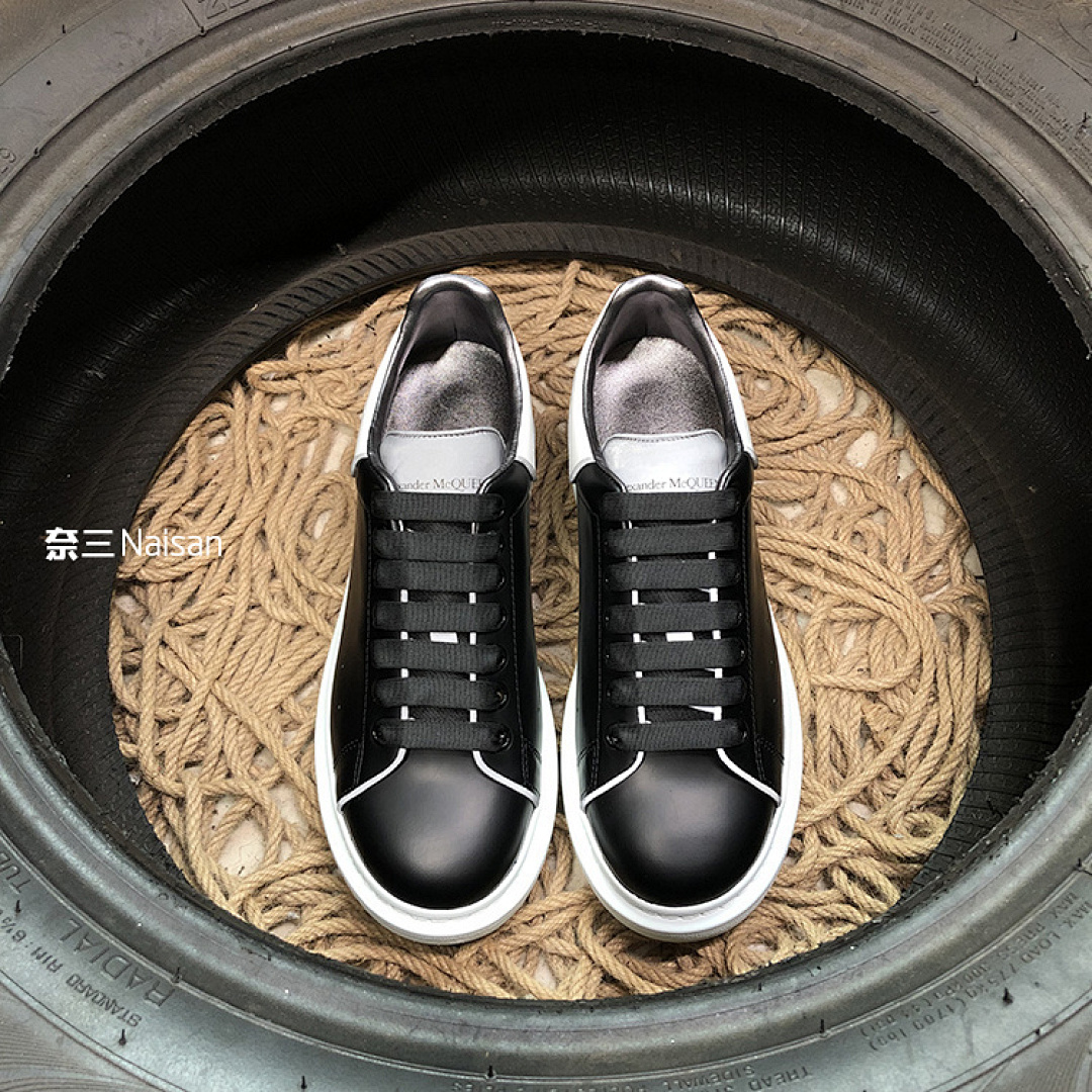 Christian Louboutin Alexander McQueen 3M Reflective Sneaker (Black) - Image 7