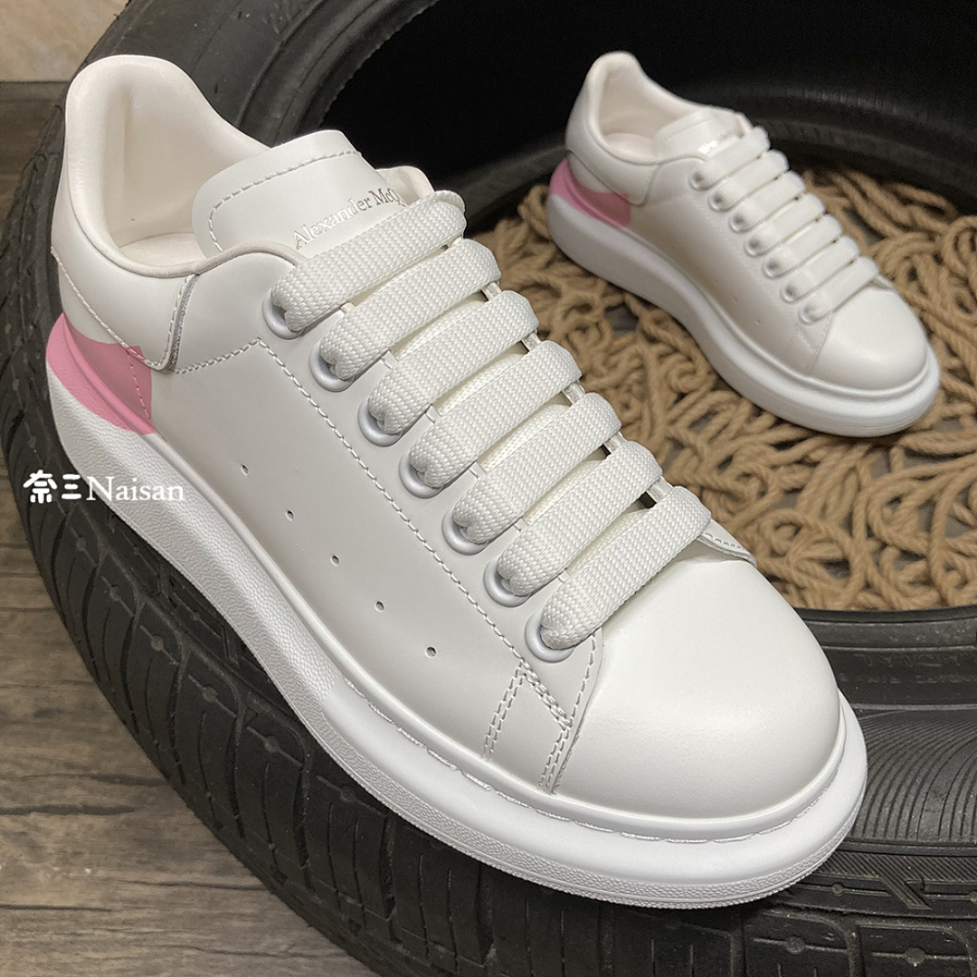 Christian Louboutin Alexander Mcqueen Sneaker Pink Print Back - Image 8