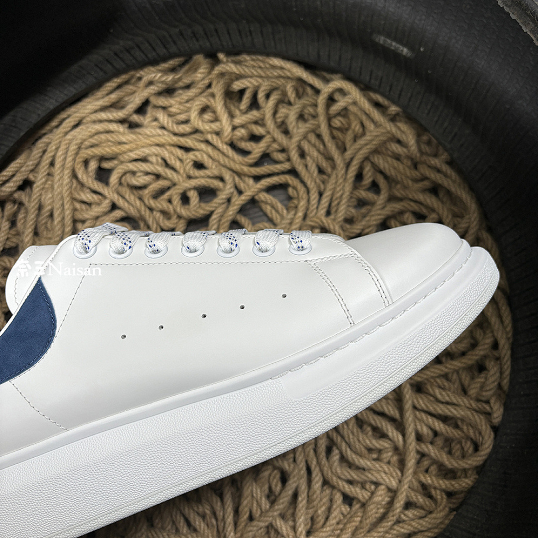 Christian Louboutin Alexander McQueen Sneaker Paris Blue Suede Back - Image 14