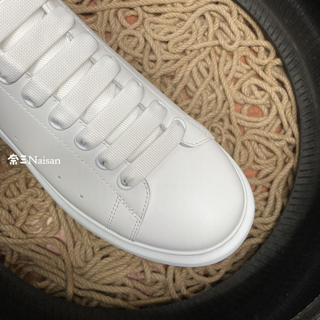 Christian Louboutin Alexander McQueen Sneaker Light Gray Suede Back - Image 14
