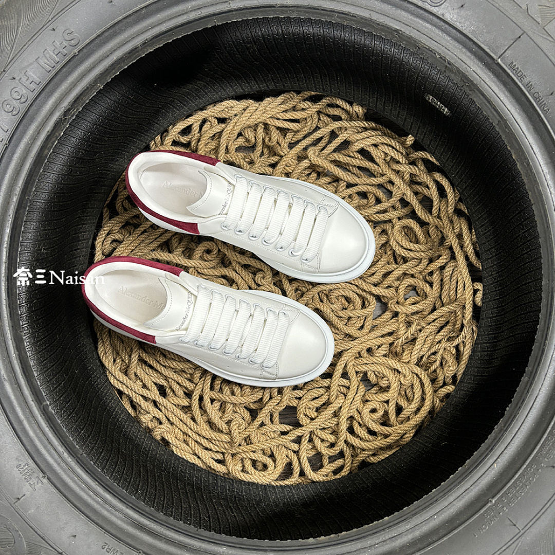 Christian Louboutin Alexander McQueen Sneaker Wind Red Suede Back - Image 5