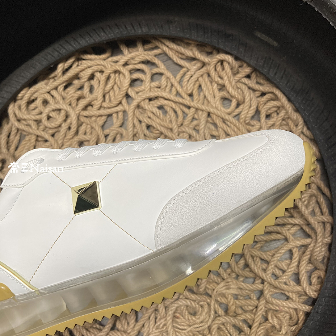▶ STUD AROUND LOW-TOP CALFSKIN AND NAPPA - Image 12