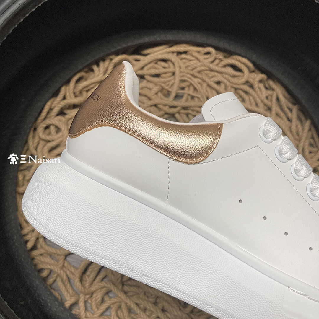 Christian Louboutin Alexander McQueen Sneaker Bronze Leather Back