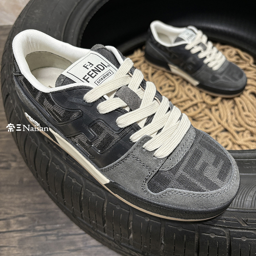 ▶ Step Beige Leather Low-Tops, photo 1