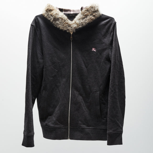 Burberry Japan Burberry Vintage Zip-Up (Grey) - Image 2