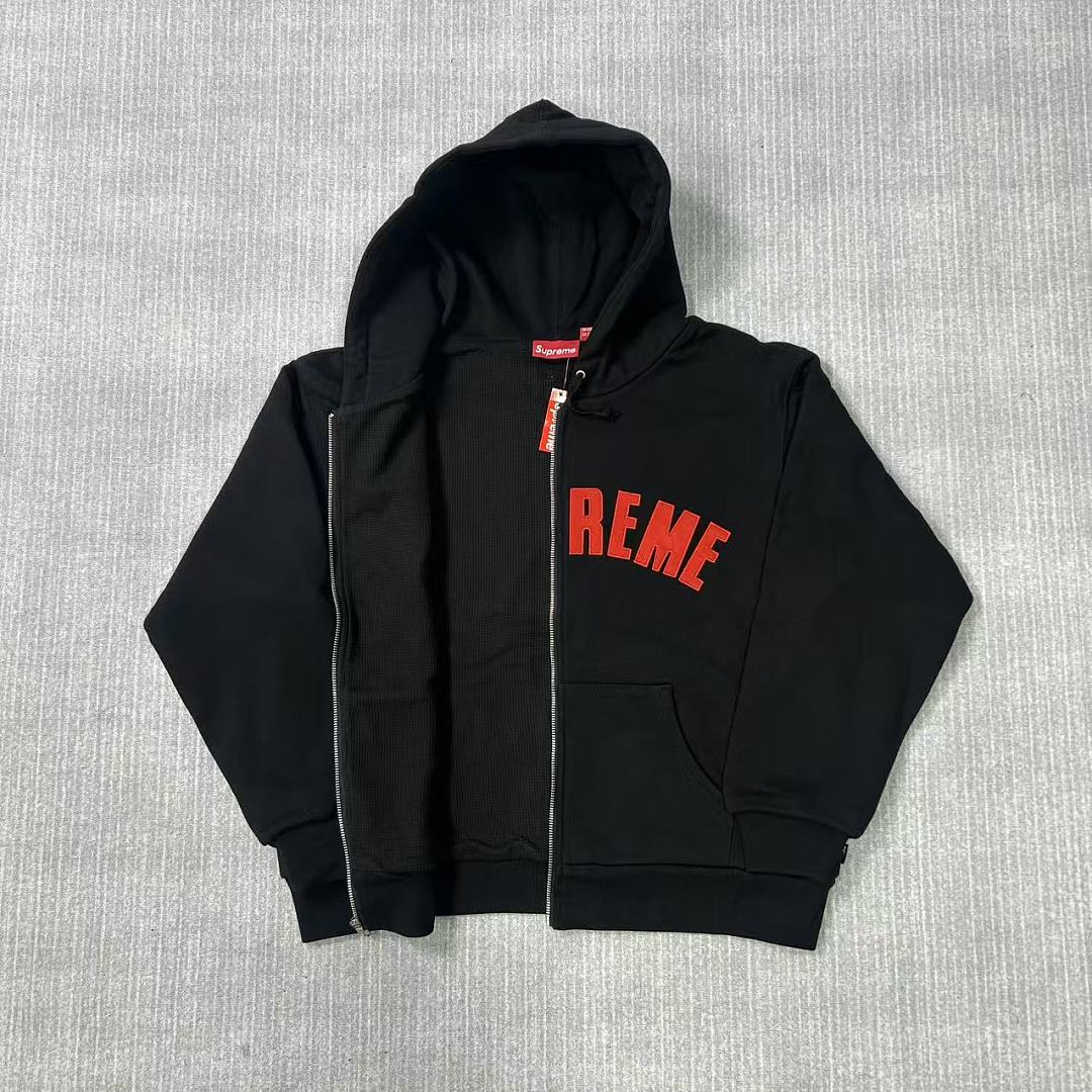 Supreme Arc Thermal Lined Zip Up Hooded Sweatshirt - Image 4