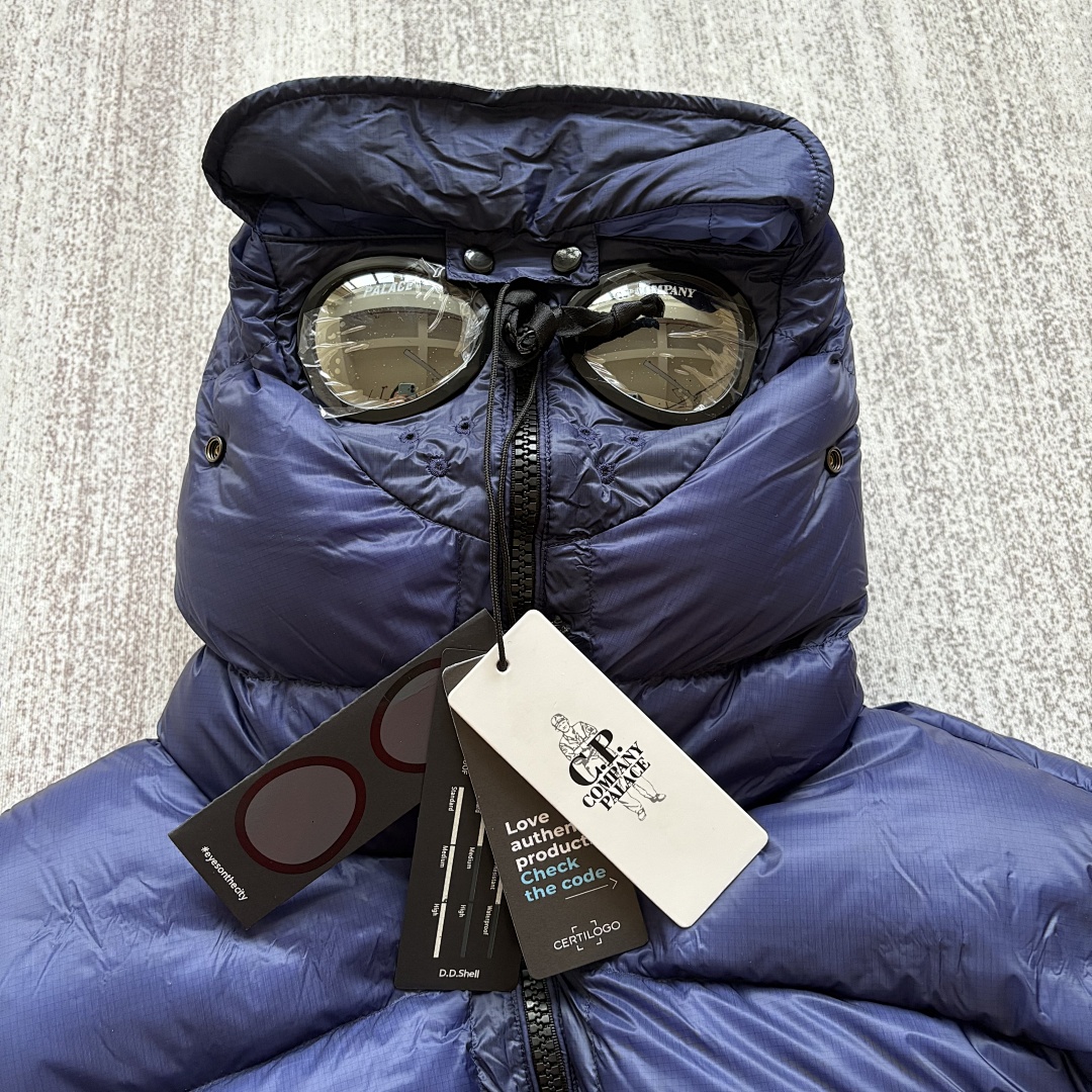 C.P. Company BLUE CP × PA DD SHELL PUFF JACKET (Goose Down) - Image 10