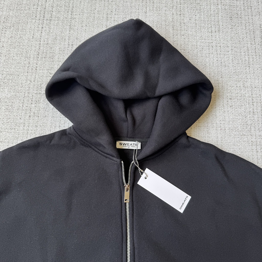 Unbranded Sweat Tracksuit (Black) - Image 4