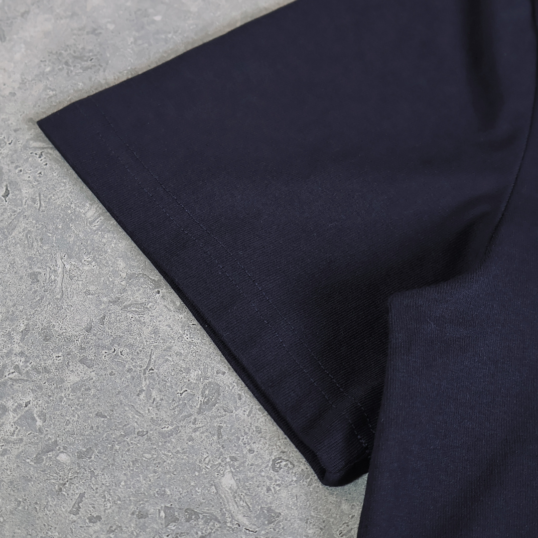 Trigger Slim Fit Trigger Monogram Tee (Navy) - Image 6