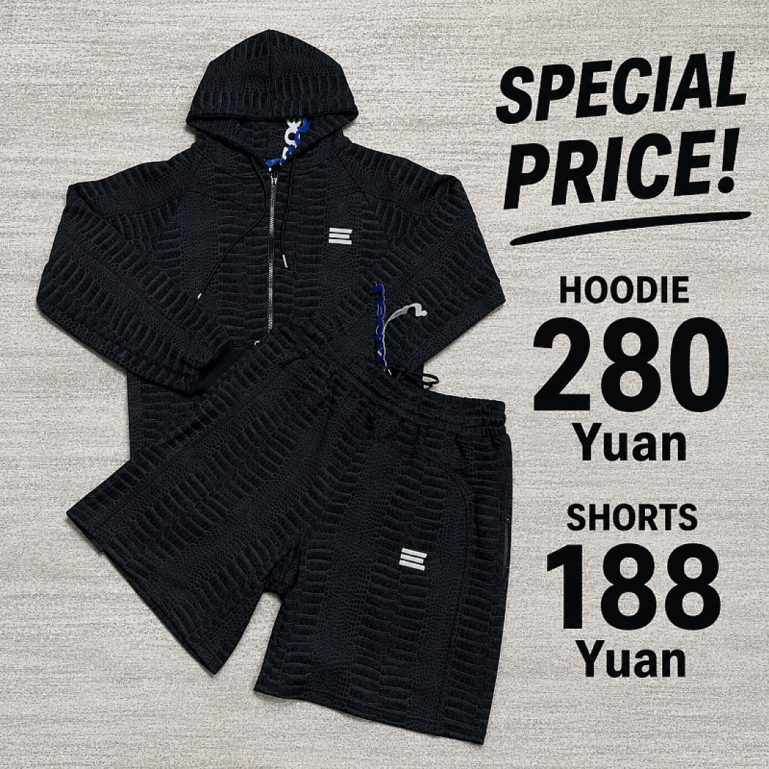 Kroen Croclock Hoodie (Black)