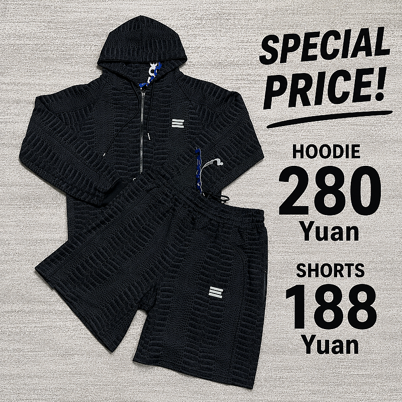 Kroen Croclock Hoodie (Black)