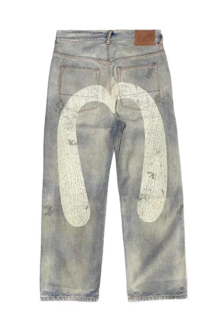 EV Bleached Distressed Daicock Jeans