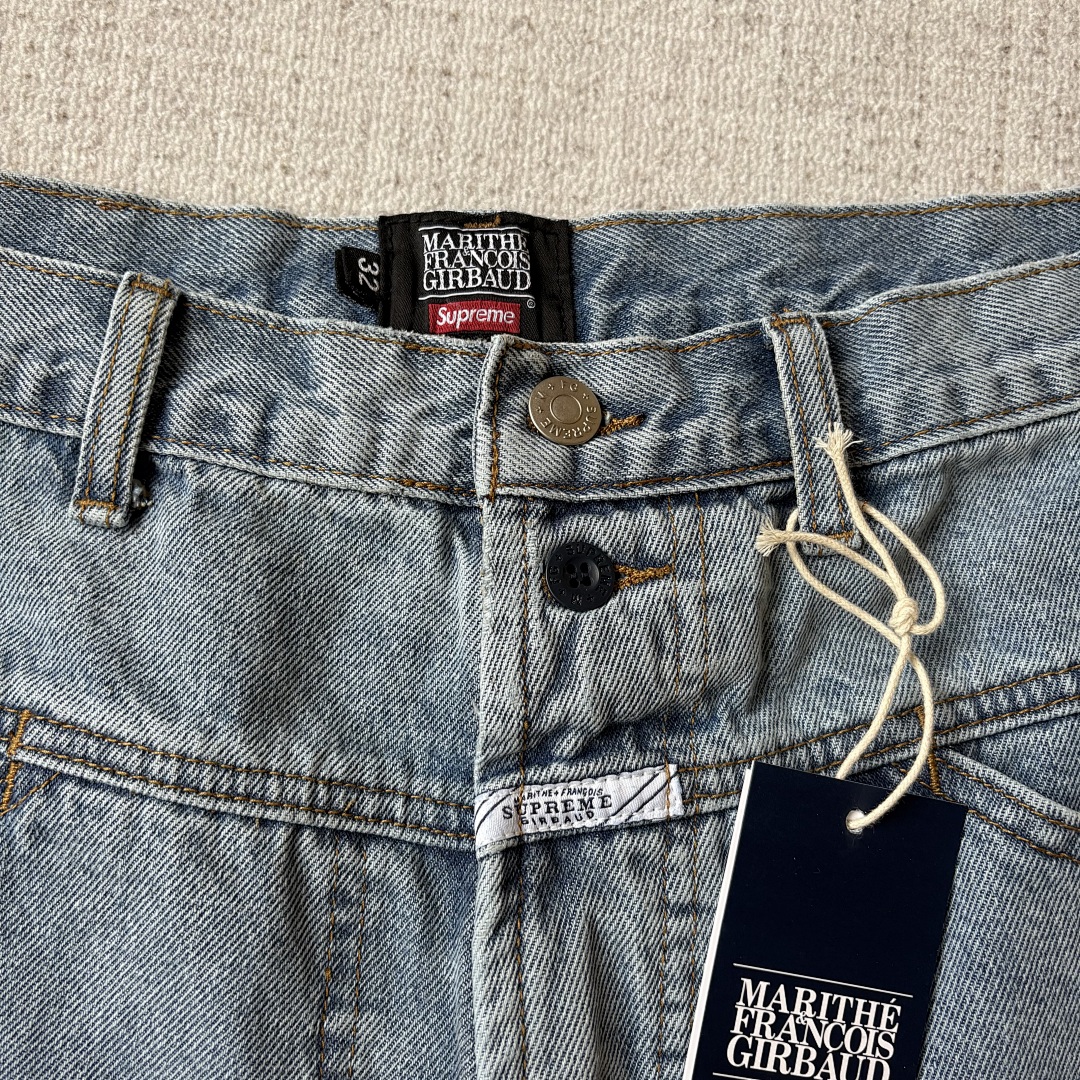 Supreme FG X-Seam Baggy Denim Short - Image 7
