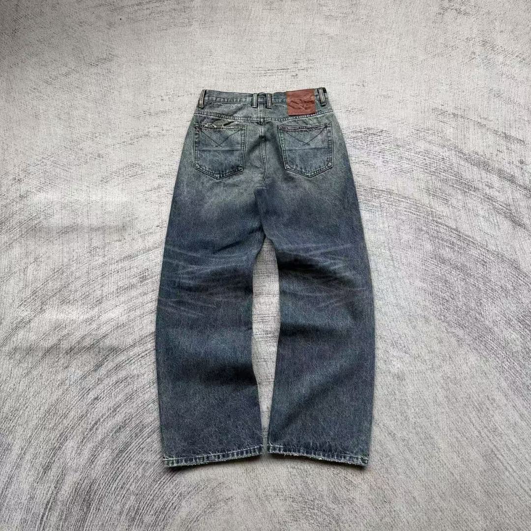 Firemade Fyredwrld Vintage Distressed Jeans | (Washed Blue) - Image 12