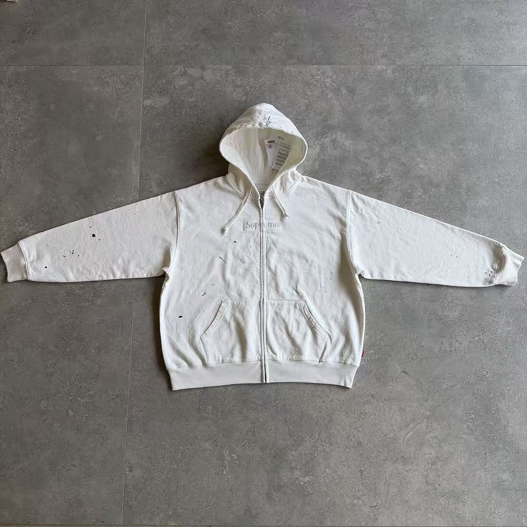 Supreme MM6 ZIP UP HOODIE BEST White ! - Image 5