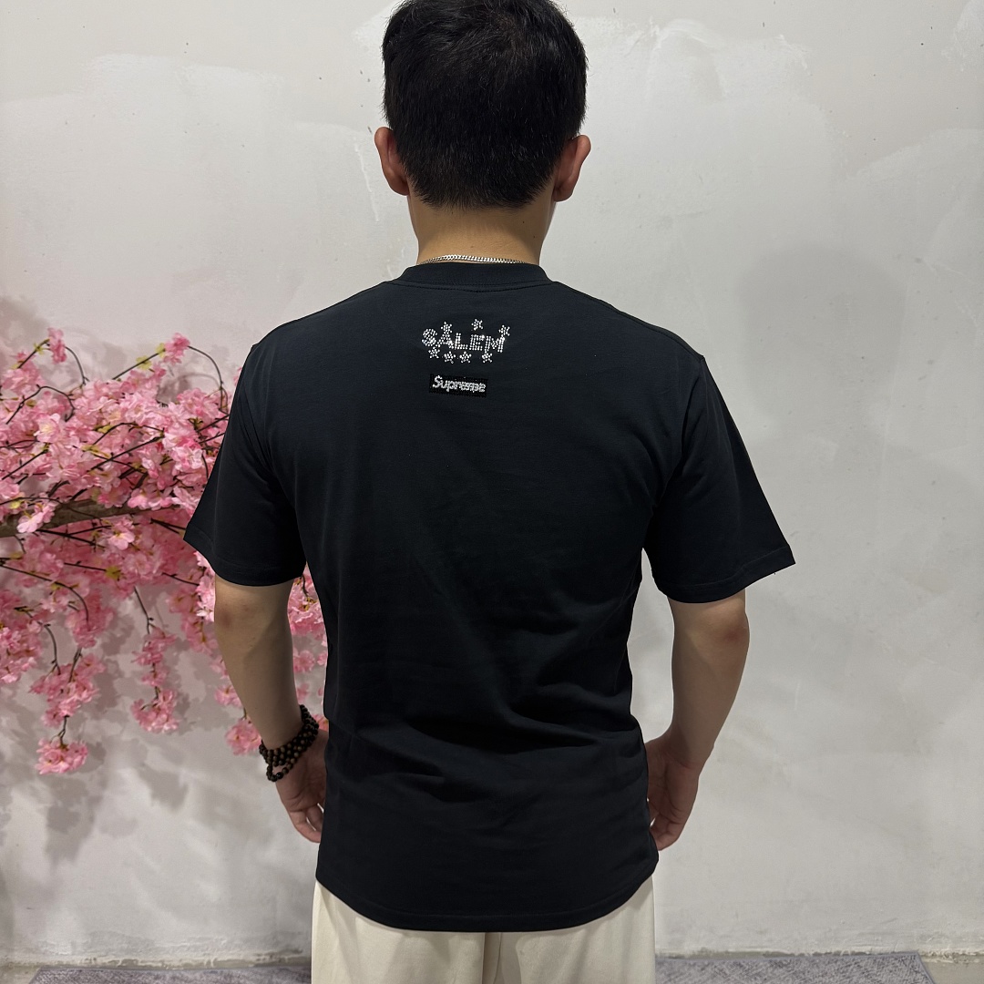 Supreme /SALEM World Money Tee (Black) - Image 6