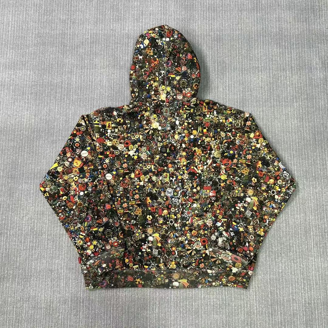Supreme /Mike Kelley Zip Up Hooded Sweatshirt - Image 3