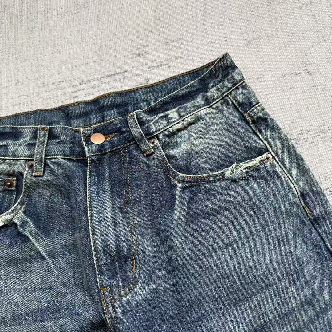 Firemade Fyredwrld Vintage Distressed Jeans | (Washed Blue) - Image 6