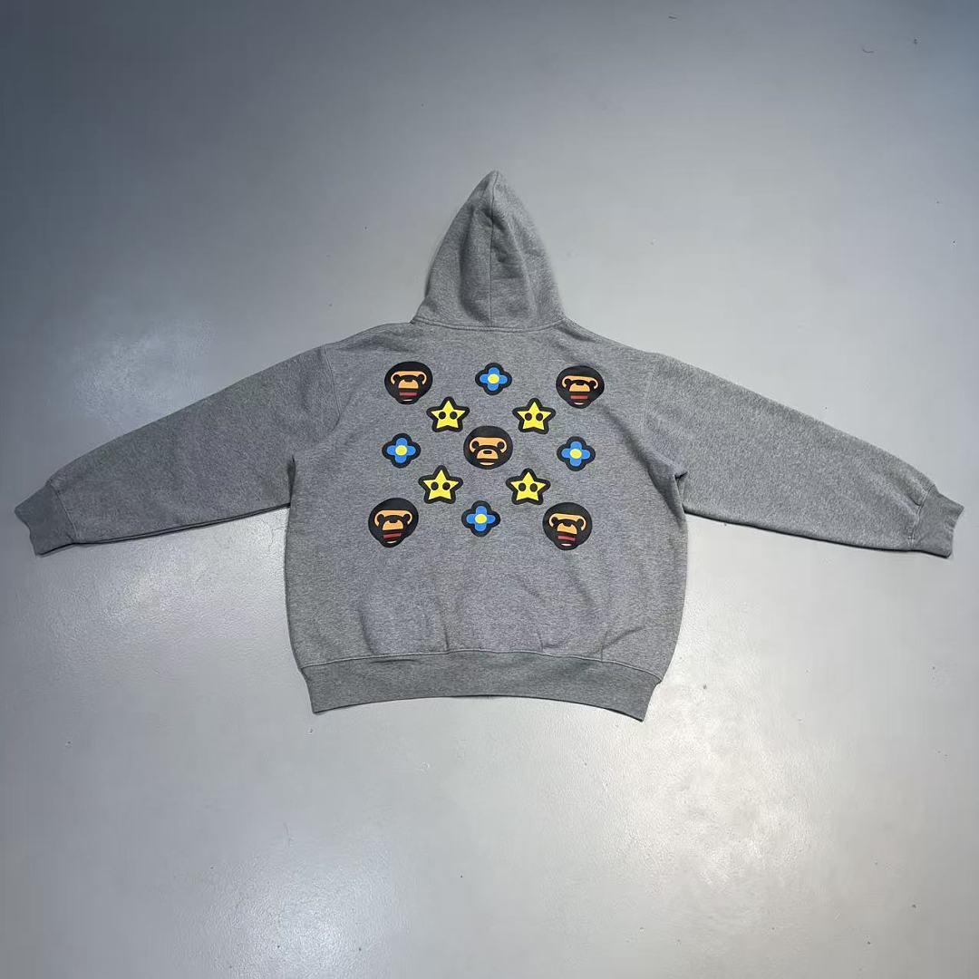 Bape Baby Milo Monogram Zip Hoodie - Image 4