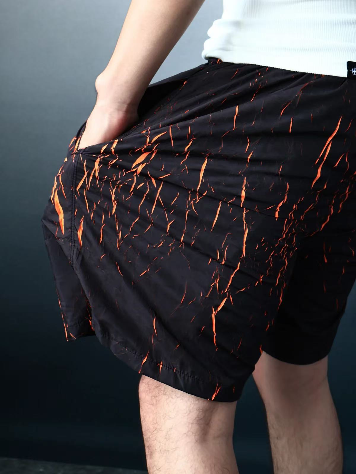 VRK CRACKSHIFT SHORTS-Lava Rift - Image 8