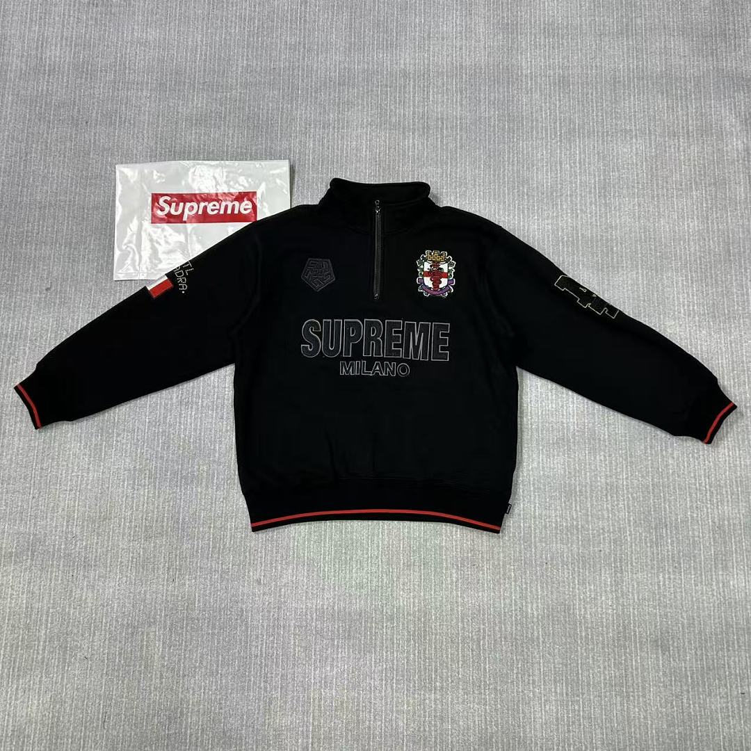 Supreme Badge Half-Zip Shirt - Image 10