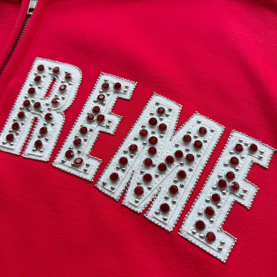Supreme Bb Simon Zip Up Hoodie (Red) - Image 4