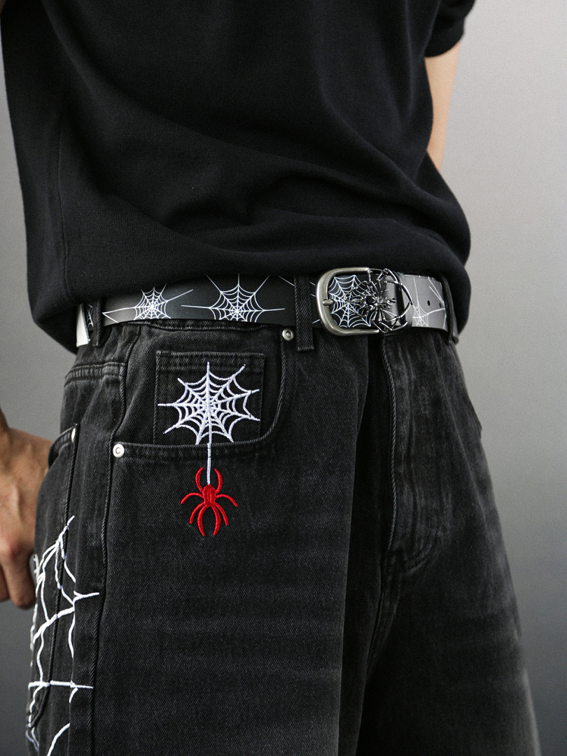 Mobius Obsidian Web Jorts - Image 4