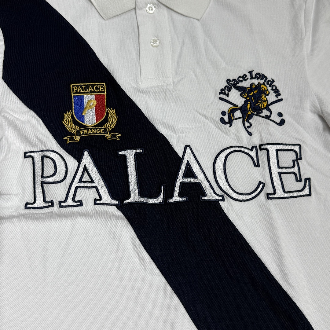 Ralph Lauren Pa Geezer Polo "White Navy" Short Sleeves - Image 5