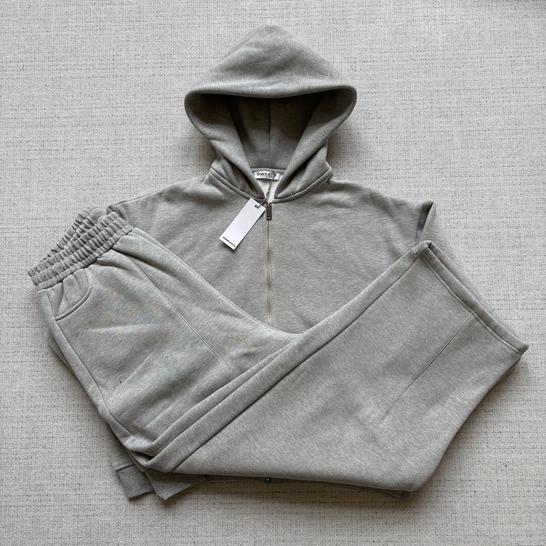 Unbranded Sweat Tracksuit (Grey) - Image 8